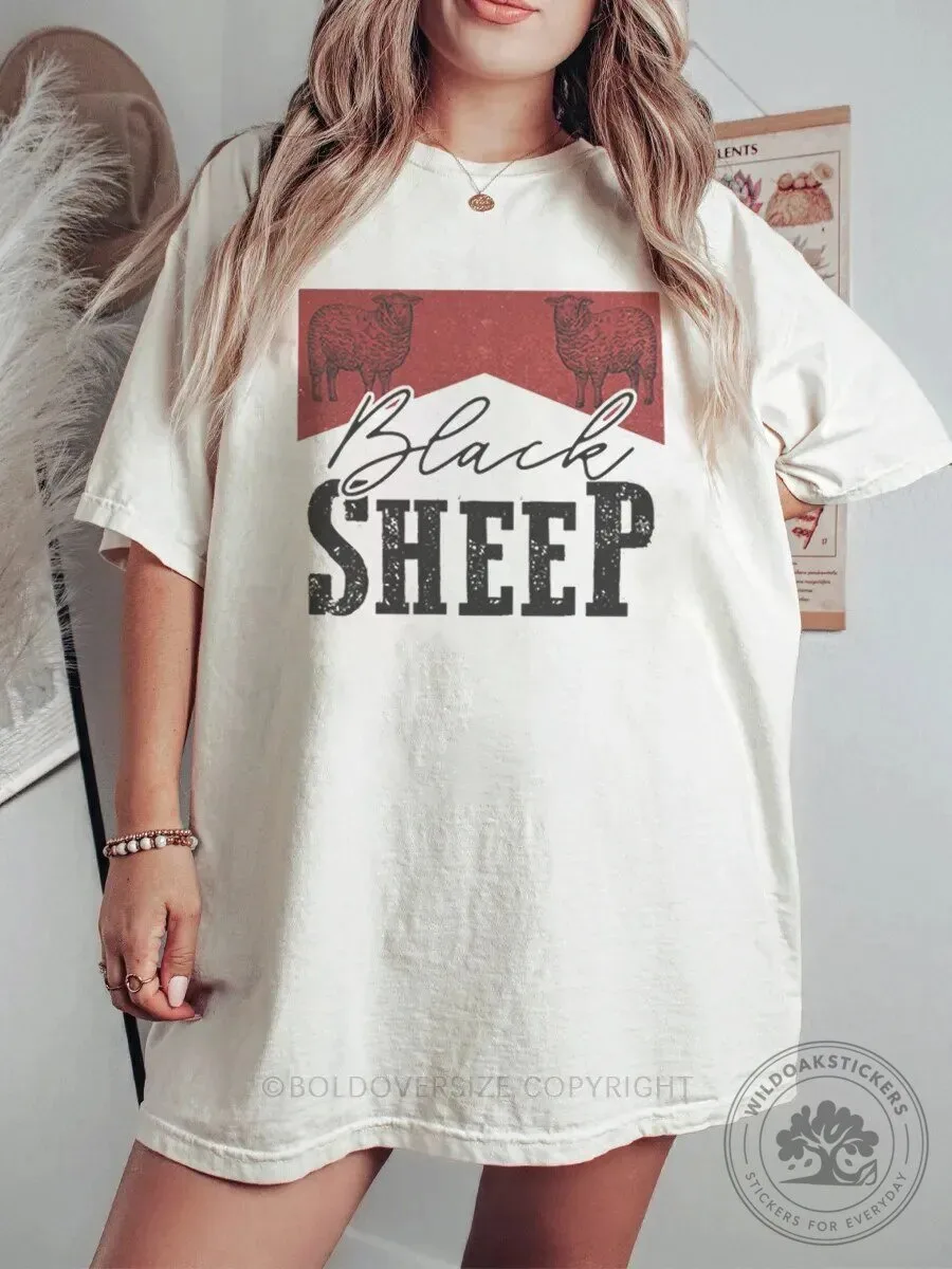 Vintage Black Sheep Graphic T-Shirt