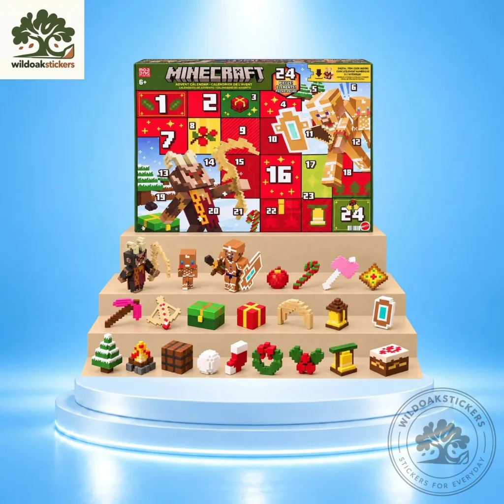 Minecraft Video Game 24 Days Advent Calendar Minecraft Video Game 24 Days Advent Calendar