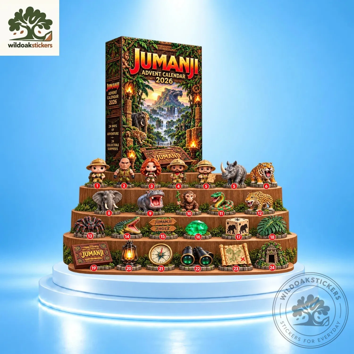 Jumanji Movie 24 Days Advent Calendar 2026